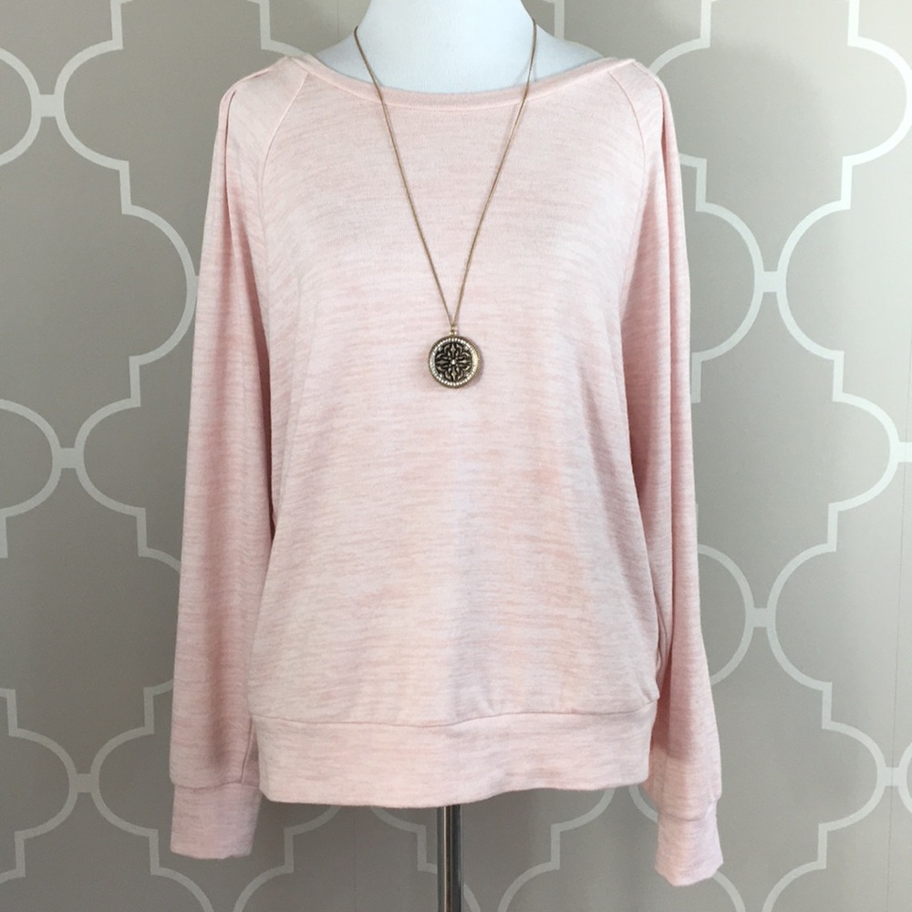 NEW Gap blush pink petite small sweater